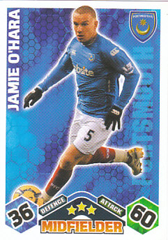 Jamie O'Hara Portsmouth 2009/10 Topps Match Attax #EX40